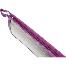 Папка для тетрадей Комус Класс Butterfly А5 пластик с 1 отделением на молнии