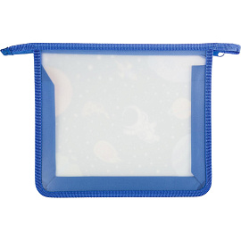 Папка для тетрадей Комус Класс Space time А5 пластик с 1 отделением на молнии