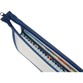 Папка для тетрадей Комус Класс Moto freestyle А5 пластик с 1 отделением на молнии