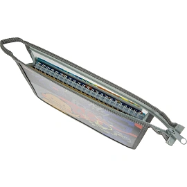 Папка для тетрадей Комус Класс Idea А5 пластик с 1 отделением на молнии