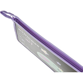 Папка для тетрадей Комус Класс Princess А4 пластик с 1 отделением на молнии