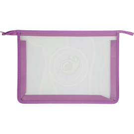 Папка для тетрадей Комус Класс Avocado cruise А4 пластик с 1 отделением на молнии