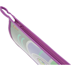 Папка для тетрадей Комус Класс Avocado cruise А4 пластик с 1 отделением на молнии