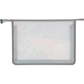 Папка для тетрадей Комус Класс Idea А4 пластик с 1 отделением на молнии