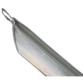 Папка для тетрадей Комус Класс Idea А4 пластик с 1 отделением на молнии