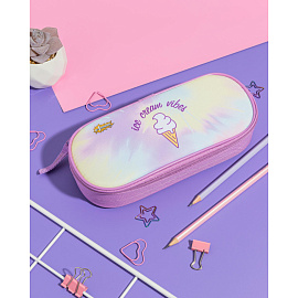 Пенал односекционный Комус Класс (№1 School) Enjoy розовый