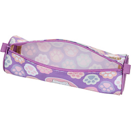 Пенал-тубус односекционный Комус Класс Лапки сиреневый
