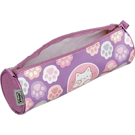 Пенал-тубус односекционный Комус Класс Лапки сиреневый