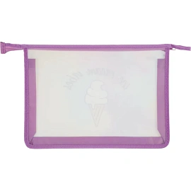 Папка для тетрадей Комус Класс Enjoy А4 пластик с 1 отделением на молнии