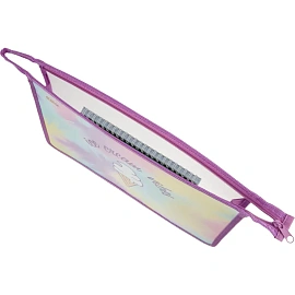 Папка для тетрадей Комус Класс Enjoy А4 пластик с 1 отделением на молнии