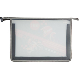 Папка для тетрадей Комус Класс Motocross А4 пластик с 1 отделением на молнии