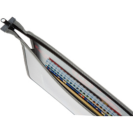 Папка для тетрадей Комус Класс Motocross А4 пластик с 1 отделением на молнии