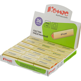 Ластик Комус из синтетического каучука треугольный 44x15x16 мм