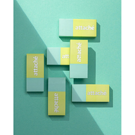 Ластик Attache Акварель из синтетического каучука прямоугольный 45x21x11 мм