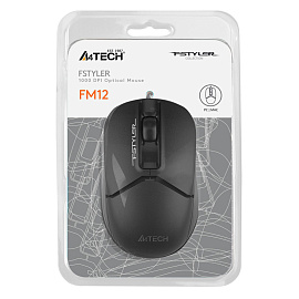 Мышь игровая A4Tech Fstyler FM12 черная (1431320)