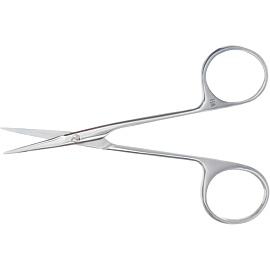 Ножницы глазные прямые остроконечные 113 мм