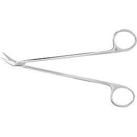 Ножницы хирургические изогнутые остроконечные 160 мм