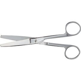 Ножницы хирургические прямые тупоконечные 160 мм