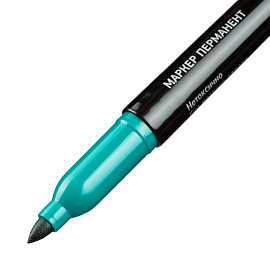 Маркер перманентный Attache зеленый (толщина линии 1,5-3 мм) круглый наконечник