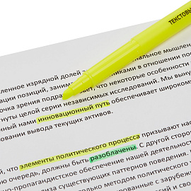Текстовыделитель Attache желтый (толщина линии 1-3 мм)