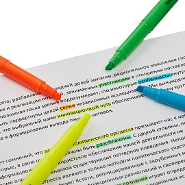 Набор текстовыделителей Attache (толщина линии 1-3 мм, 4 цвета)