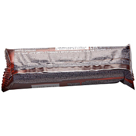 Шоколадный батончик JET S с печеньем и мягкой карамелью 42 г (18 штук в упаковке)