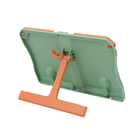 Подставка для книг Комус Класс пластиковая зелёная