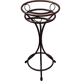 Подставка для цветов Танго 22x22х47 см коричневая