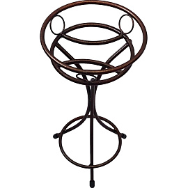 Подставка для цветов Танго 22x22х47 см коричневая