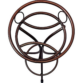 Подставка для цветов Танго 22x22х47 см коричневая