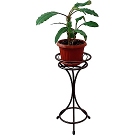Подставка для цветов Танго 22x22х47 см коричневая