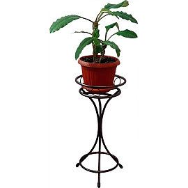 Подставка для цветов Танго 22x22х47 см коричневая
