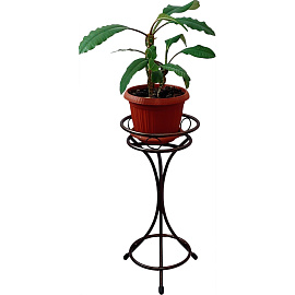Подставка для цветов Танго 22x22х47 см коричневая