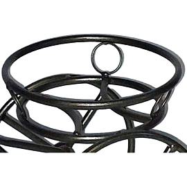 Подставка для цветов Велосипед 2 58х22х45 см коричневая