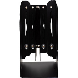 Подставка для книг Комус Класс Space time металлическая чёрная