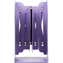 Подставка для книг Комус Класс Волшебный Единорог металлическая фиолетовая