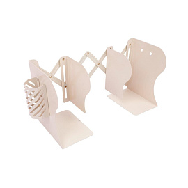 Подставка для книг Комус Класс металлическая бежевая