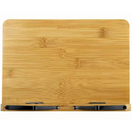 Подставка для книг Комус Класс (Attache) бамбуковая коричневая