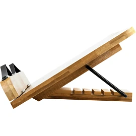 Подставка для книг Комус Класс (Attache) бамбуковая коричневая