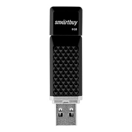Флешка USB 2.0 8 ГБ Smartbuy Quartz (SB8GBQZ-K)
