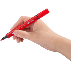 Фломастеры Deli Larva 12 цветов с вентилируемыми колпачками