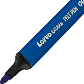 Фломастеры Deli Larva 12 цветов с вентилируемыми колпачками