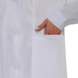 Халат медицинский женский м04-ХЛ белый (размер 44-46, рост 158-164)