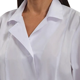 Халат медицинский женский м04-ХЛ белый (размер 52-54, рост 158-164)