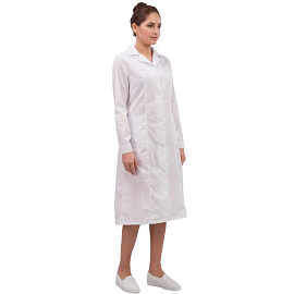 Халат медицинский женский м04-ХЛ белый (размер 60-62, рост 158-164)