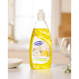 Средство для мытья посуды Luscan Лимон гель 0.5 л