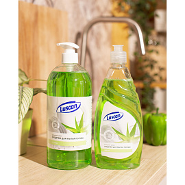 Средство для мытья посуды Luscan Бальзам-Алоэ гель 0.5 л с дозатором