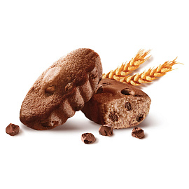 Пирожное Юбилейное с кусочками темного шоколада и какао 140 г