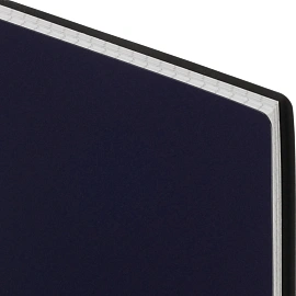 Бизнес-тетрадь Комус Classic А4 100 листов синяя в клетку на спирали (294х210 мм)