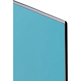 Бизнес-тетрадь Комус Classic А4 100 листов голубая в клетку на спирали (294х210 мм)